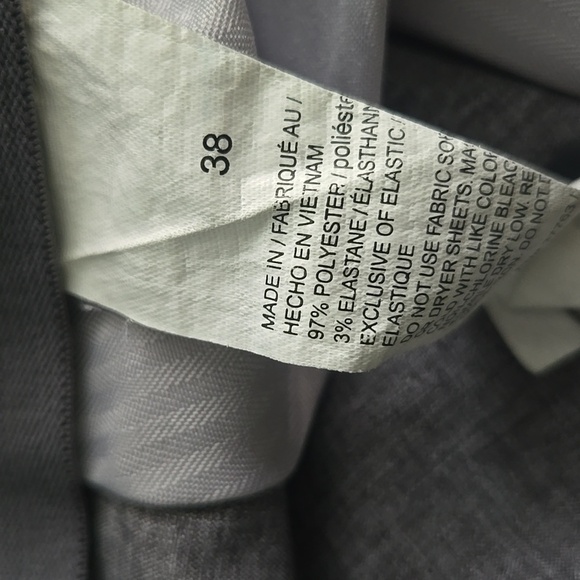 PGA Tour Men's Charcoal Flat Front Shorts 9 In Inseam Size 38 - Picture 5 of 5